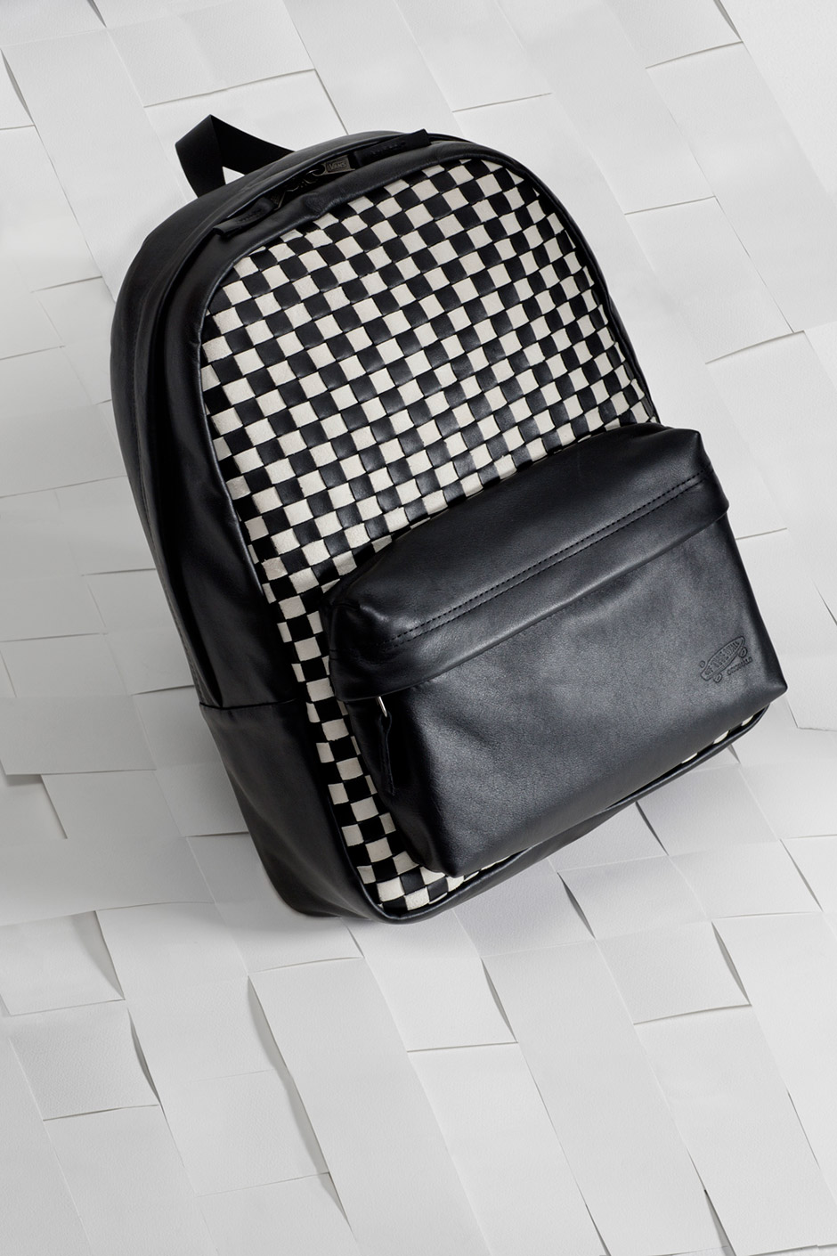 Vault by Vans Woven Leather Checkered Past Collection - www.bagsaleusa.com
