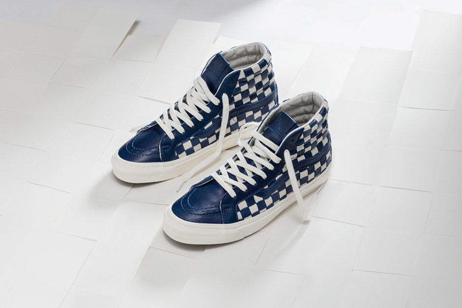 Vault by Vans Woven Leather Checkered Past Collection - nitrolicious.com