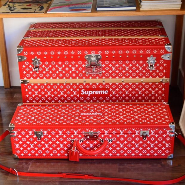 supreme louis vuitton trunk