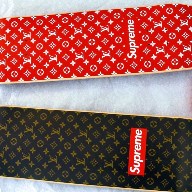 Louis Vuitton x Supreme, Skateboard Deck