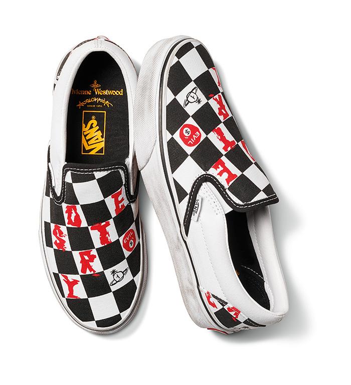 靴/シューズviviennewestwood×Vans Checkerboard