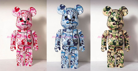 400% Camo BAPE Milo x Be@rbrick