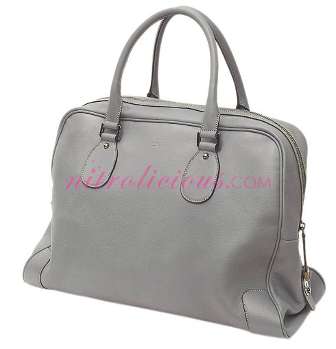 Grey Gucci Luggage Collection