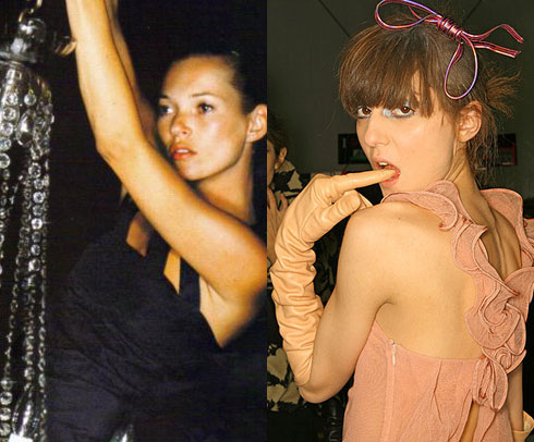 Irina Lazareanu Face of Kate Moss for Topshop