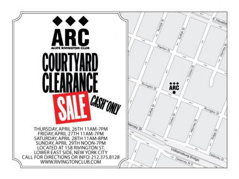 ALIFE Rivington Club Courtyard Clearance Sale