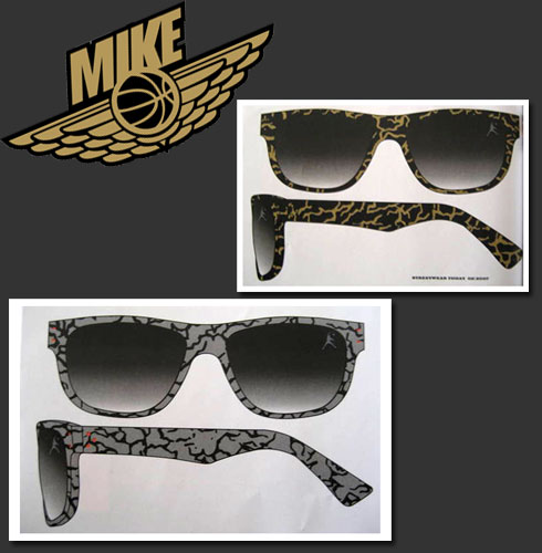MIKE 23 Elephant Print Wayfarer Sunglasses