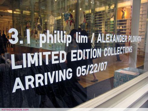 3.1 phillip lim for UNIQLO – 05.22.2007