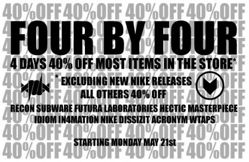 NORT/Recon – 40% OFF for 4 Days