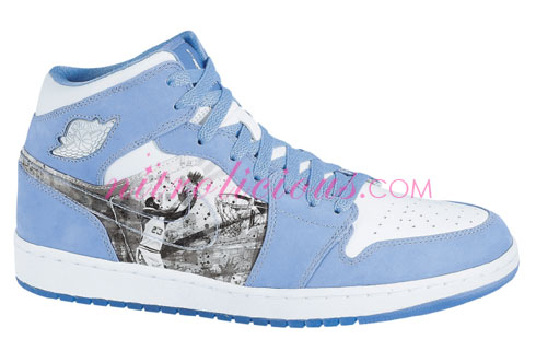 Air Jordan 1 Retro Alpha 'White University Blue' - Air Jordan - 316269 142  - white/university blue