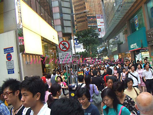 Hong Kong Shopping #7   The Busy Streets & Malls