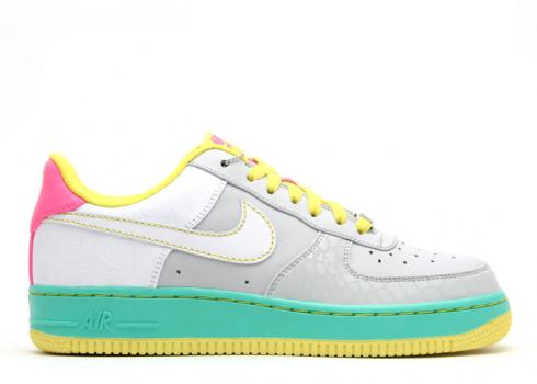 WMNS Nike Air Force 1 Premium – Neutral Grey/White-Azure