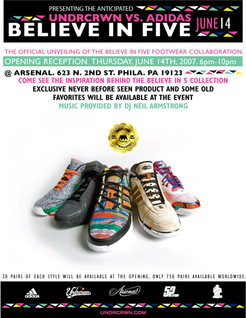 adidas x UNDRCRWN – It Takes 5IVE Party @ ARSENAL