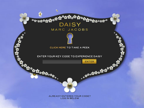 Daisy Marc Jacobs Website Launch
