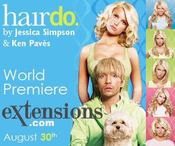 Hair Extensions by Jessica Simpson & Ken Pavés