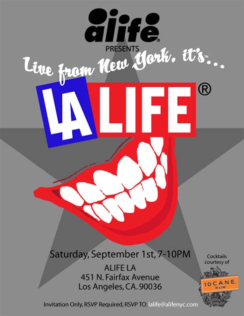 ALIFE LA Store Opening Party – Sep 1st