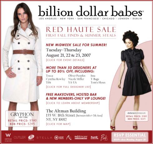 Billion Dollar Babes NYC – August 21st – 23rd