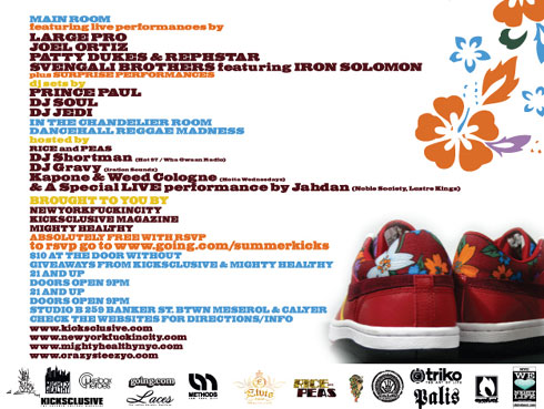 Kicksclusive Issue #15 Release Party: Summer Kicks