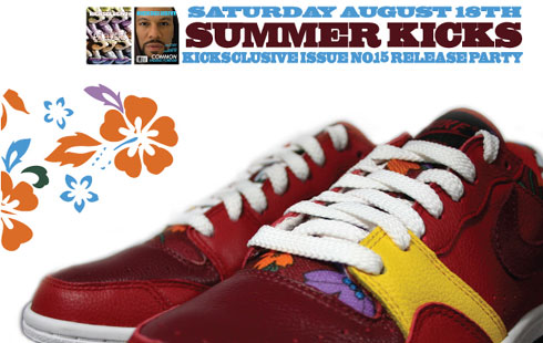 Kicksclusive Issue #15 Release Party: Summer Kicks