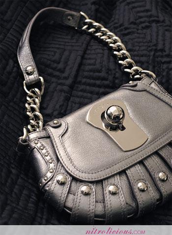 Versace Grey Chain Bag