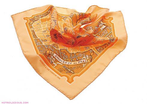 Hermès Limited Edition Hankerchief: Les Amoureux de Paris