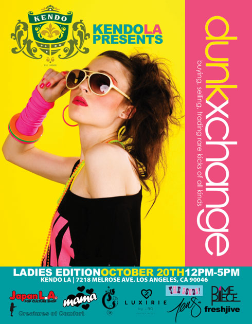 Kendo LA Presents: Female DunkXchange, Oct 20th
