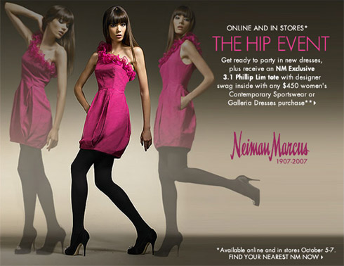 The Hip Event at Neiman Marcus – Oct 5th – 7th