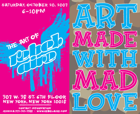Art Made With Mad Love – Oct 20th